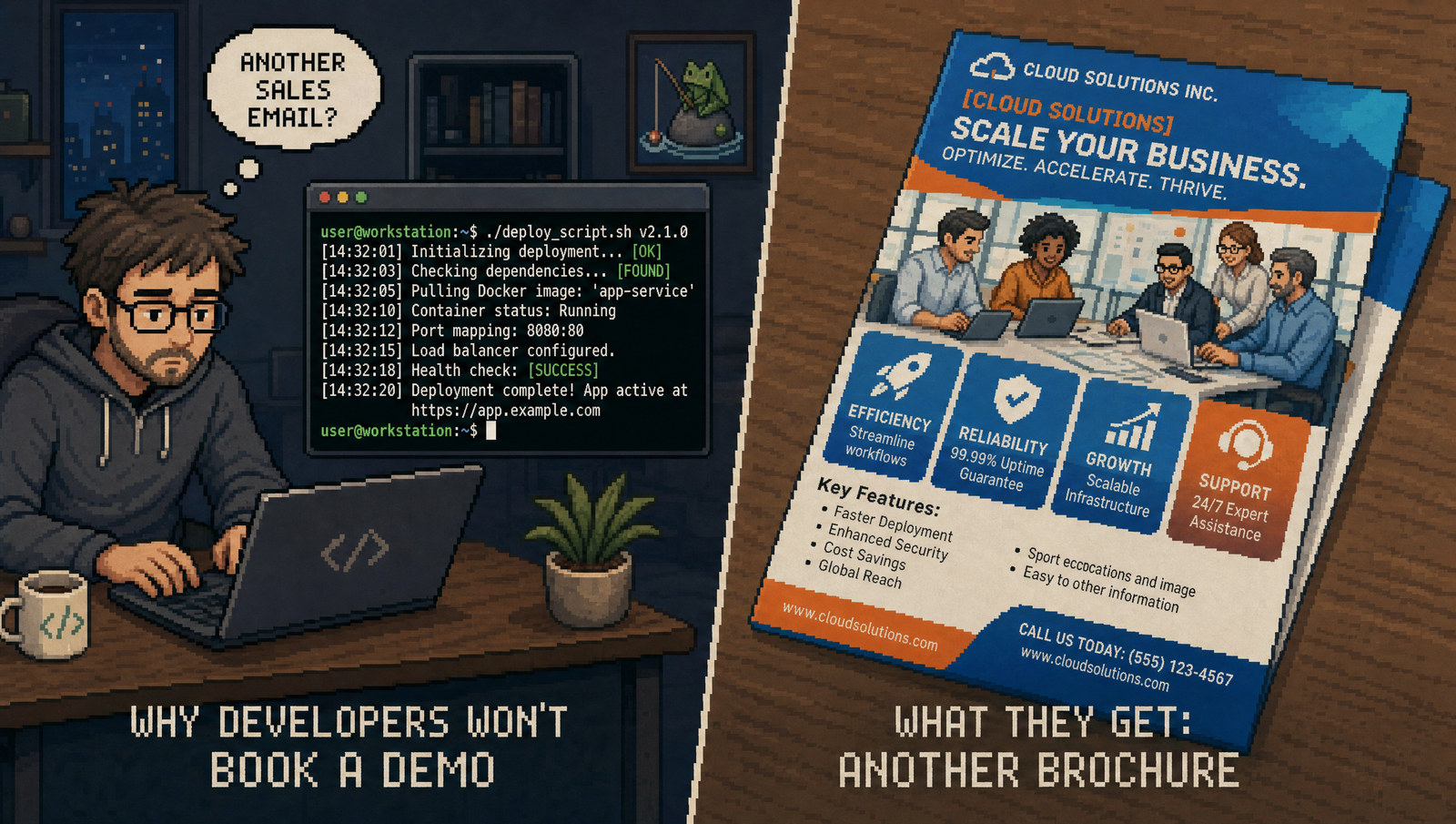 Developers Won't Book a Demo. Stop Asking. Here's What to Do Instead.